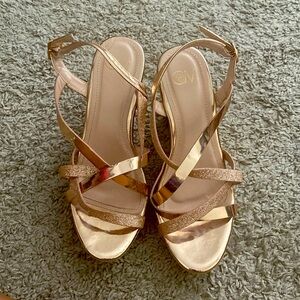 Sparkly wedges